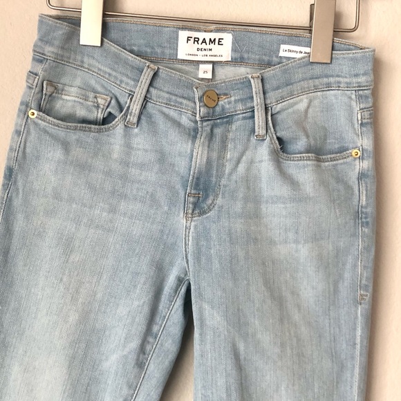 \Frame\• Le Skinny de Jeanne Crop in Honeywood - Picture 4 of 16